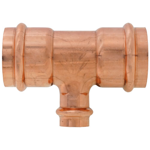 1-1/4" x 1-1/4" x 1/2" Press Copper Tee