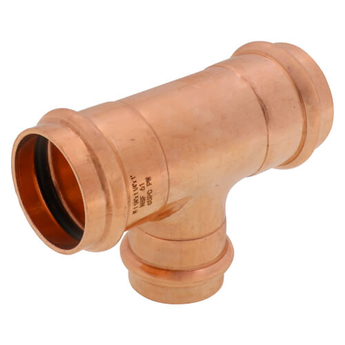 Main product image of 1-1/4" x 1-1/4" x 1" Press Copper Tee