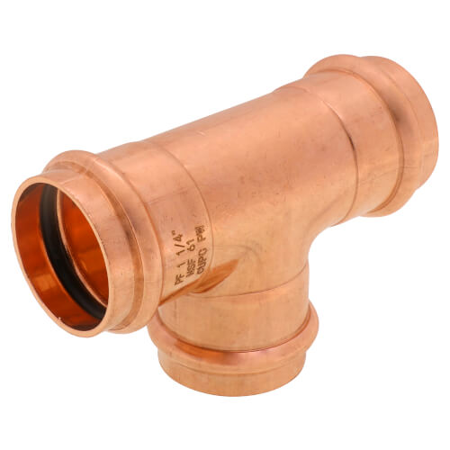 1-1/4" Press Copper Tee