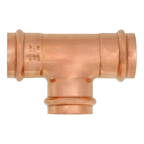 1-1/4" Press Copper Tee