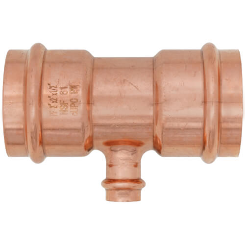 Main product image of 2" x 2" x 1/2" Press Copper Tee