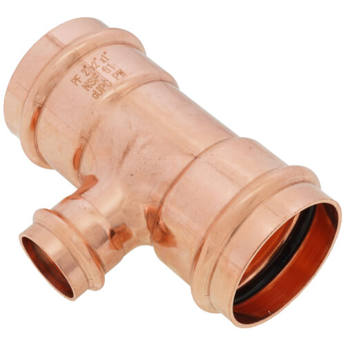 Main product image of 2" x 2" x 1" Press Copper Tee
