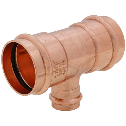 Main product image of 2" x 2" x 1" Press Copper Tee