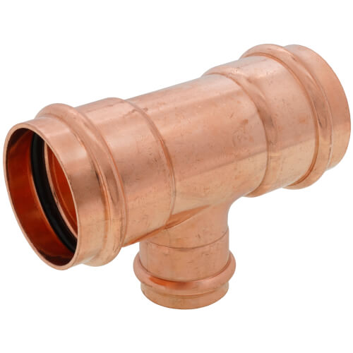 Main product image of 2" x 2" x 1-1/4" Press Copper Tee