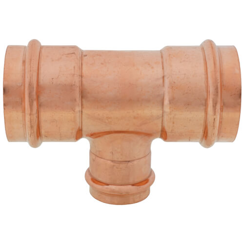 Main product image of 2" x 2" x 1-1/4" Press Copper Tee