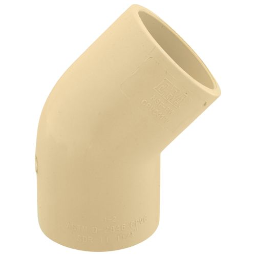 Main product image of 1-1/4" CPVC CTS 45-Degree Elbow (Socket)