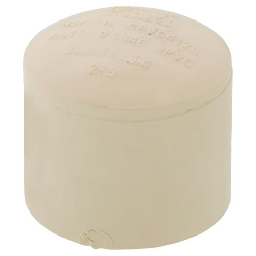 Main product image of 3/4" CTS CPVC Cap (Socket)