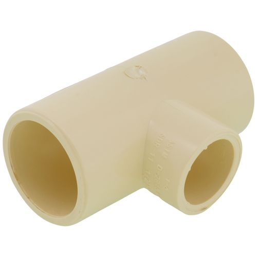 Main product image of 3/4" x 3/4" x 1/2" CPVC CTS  Reducing Tee (Socket)