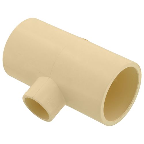Main product image of 1-1/2" x 1-1/2" x 3/4" CPVC CTS Reducing Tee (Socket)