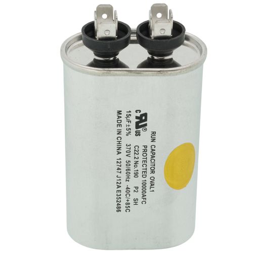 Main product image of 15mfd 370v Oval Run Capacitor