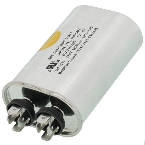 Main product image of 15mfd 370v Oval Run Capacitor