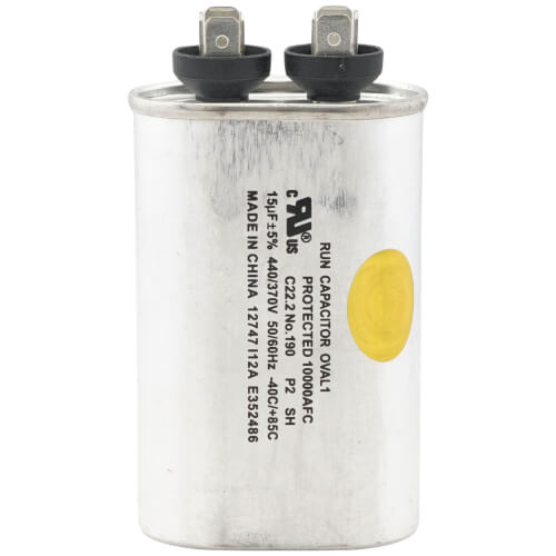 Main product image of 15mfd 440v Oval Run Capacitor