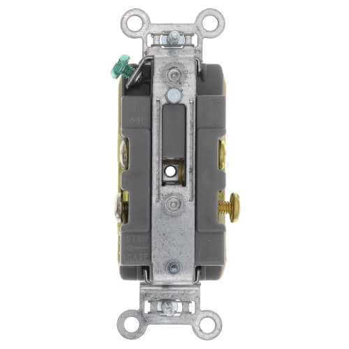 Main product image of Commercial Spec Grade Side Wired Duplex Receptacle, 20A, 2P - Ivory (125V)