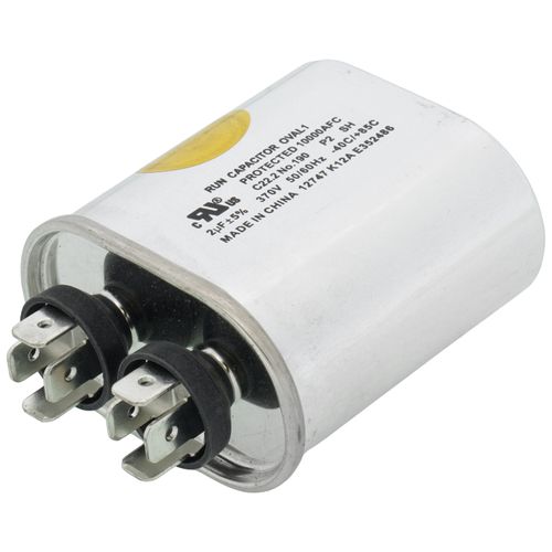 Main product image of 2mfd 370v Oval Run Capacitor