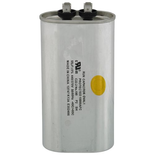 Main product image of 55mfd 440v Oval Run Capacitor