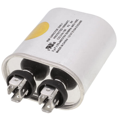 Main product image of 5 MFD 440v Oval Run Capacitor