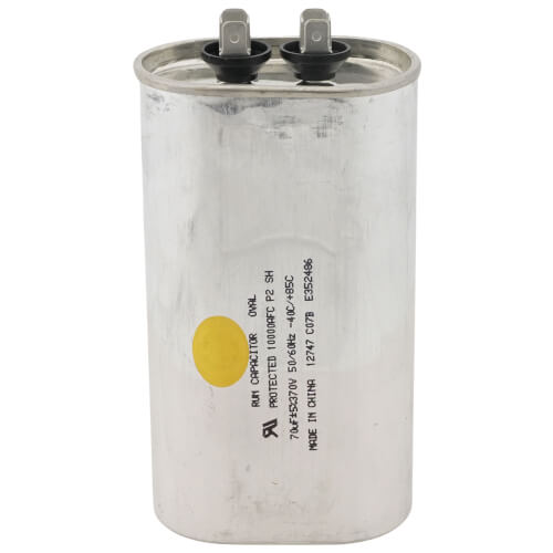 Main product image of 70mfd 370v Oval Run Capacitor