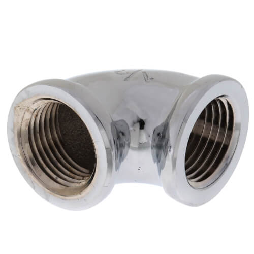 Main product image of 1/2" Chrome Brass 90° Elbow (Lead Free)