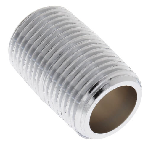 Main product image of 3/8" x Close Chrome Brass Nipple (Lead Free)