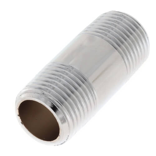 Main product image of 3/8" x 1-1/2" Chrome Brass Nipple (Lead Free)