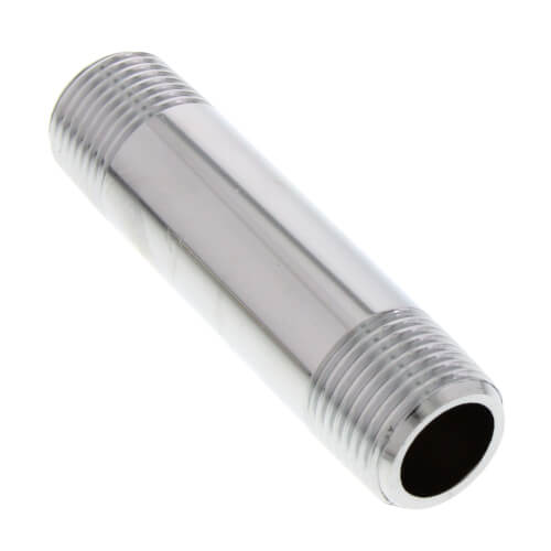 Main product image of 3/8" x 2-1/2" Chrome Brass Nipple (Lead Free)