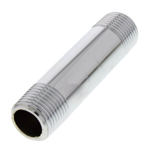 Main product image of 3/8" x 2-1/2" Chrome Brass Nipple (Lead Free)