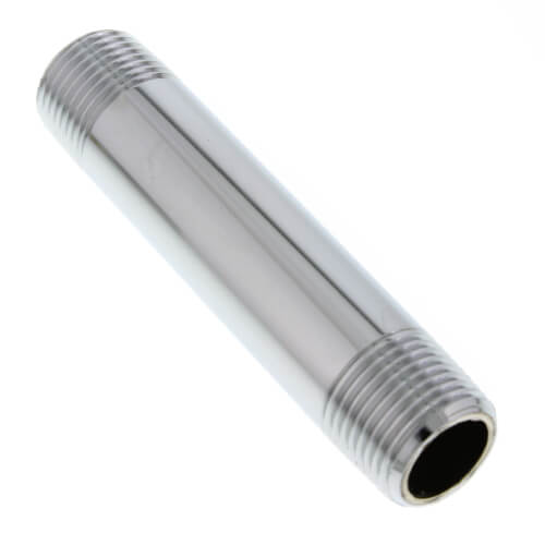 Main product image of 3/8" x 3" Chrome Brass Nipple (Lead Free)