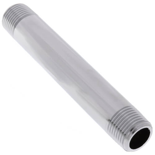 Main product image of 3/8" x 4" Chrome Brass Nipple (Lead Free)