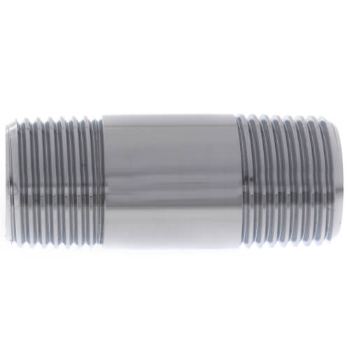Main product image of 1/2" x 2" Chrome Brass Nipple (Lead Free)