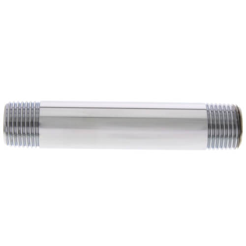 Main product image of 1/2" x 4" Chrome Brass Nipple (Lead Free)