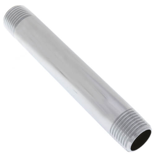 Main product image of 1/2" x 5" Chrome Brass Nipple (Lead Free)