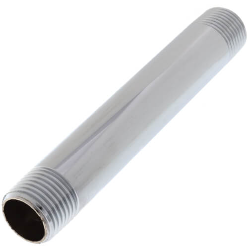 Main product image of 1/2" x 5" Chrome Brass Nipple (Lead Free)
