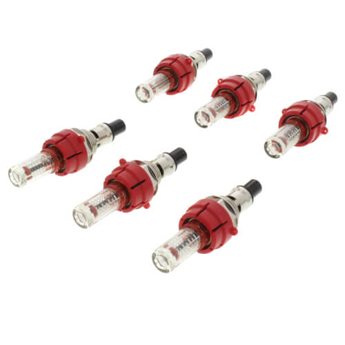 6 Loop Stainless Steel Manifold Package w/ Control (1/2" PEX)