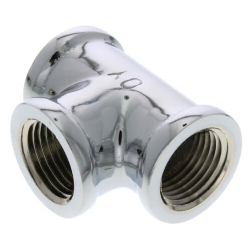Main product image of 1/2" Chrome Brass Tee (Lead Free)