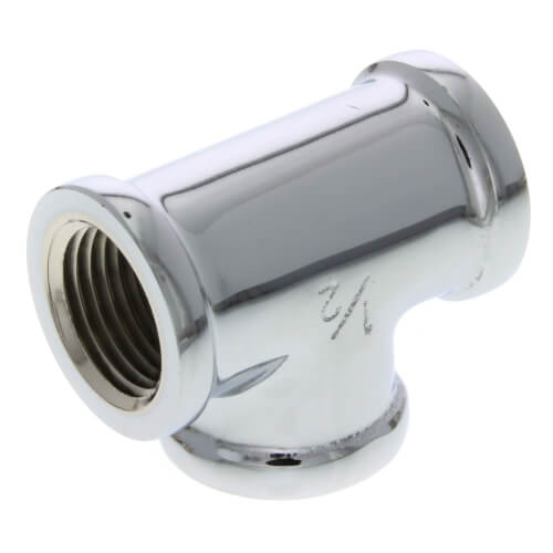 Main product image of 1/2" Chrome Brass Tee (Lead Free)