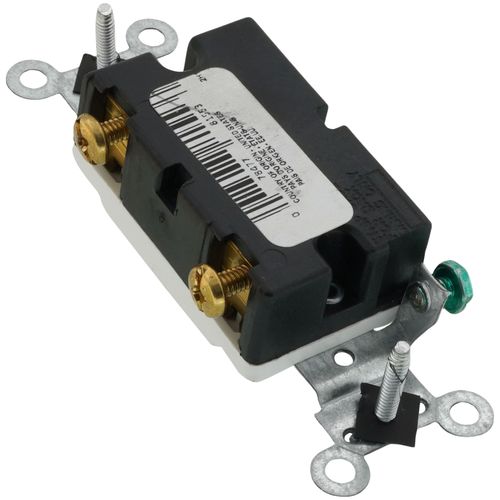 Main product image of Single-Pole Toggle Light Switch, Commercial Grade - Ivory (120/277V)