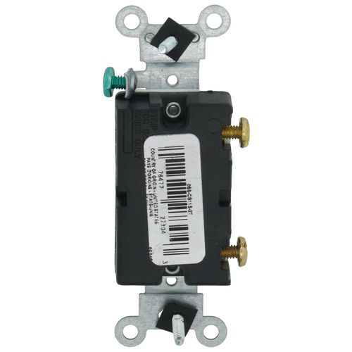 Main product image of Single-Pole Commercial Side Wired Switch, 15A - Light Almond (120/277V)