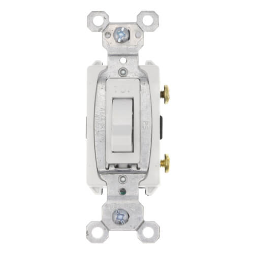PASS & SEYMOUR CS120WCC 20A White SP Toggle Switch PASS & SEYMOUR CS120WCC 20A White SP Toggle Switch