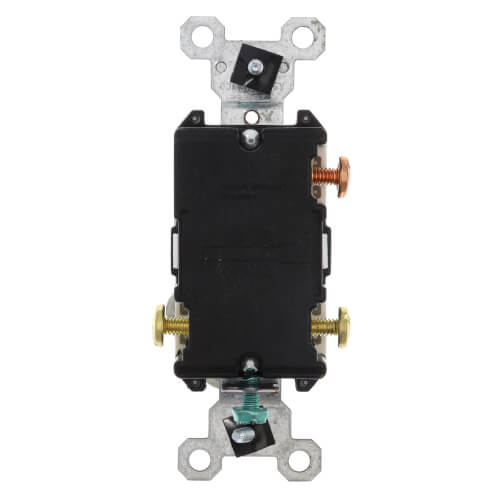 Main product image of Three Pole, Side Wired, Toggle Switch, Commercial Grade, 20A - White (120/277V)