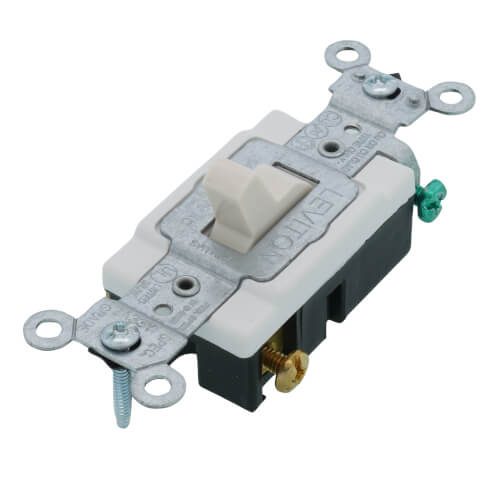 Main product image of 3-Way Commercial Side Wired Switch, 15A - Light Almond (120/277V)