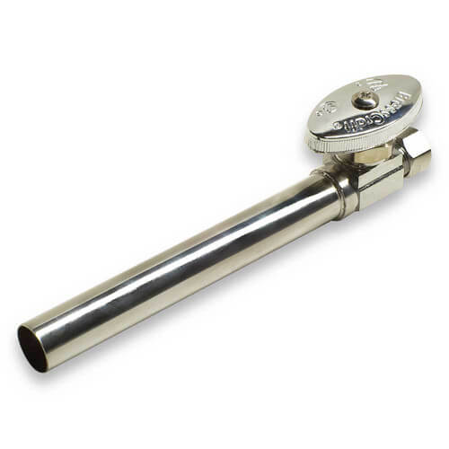 CS41BC Brasscraft CS41BC 1/2" Nom. Sweat x 3/8" O.D. Compr. Straight Stop Valve w/ 5" Sweat