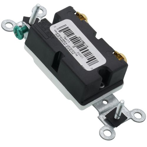 Main product image of Single-Pole, Commercial Grade Back/Side Wired Switch, 15A - Ivory (120/277V)