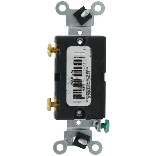 Main product image of Single-Pole, Commercial Grade Back/Side Wired Switch, 15A - White (120/277V)