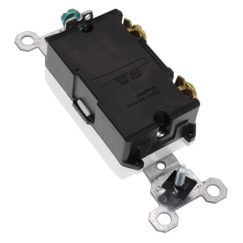 Main product image of Single Pole, Back and Side Wired, Toggle Switch, Commercial Grade, 20A - Ivory (120/277V) 