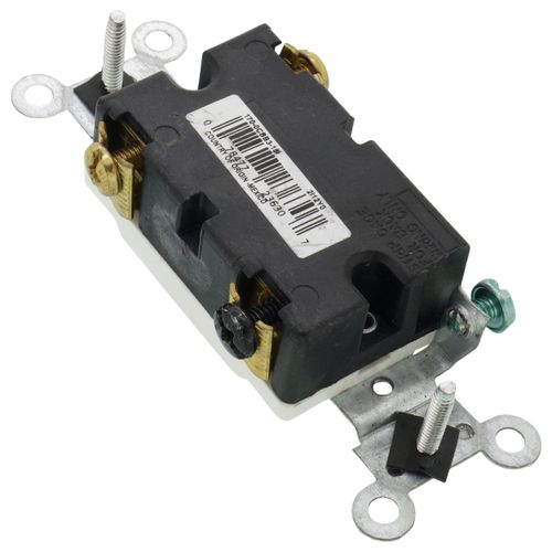 Main product image of 3-Way, Commercial Grade Back/Side Wired Switch, 15A - Ivory (120/277V)