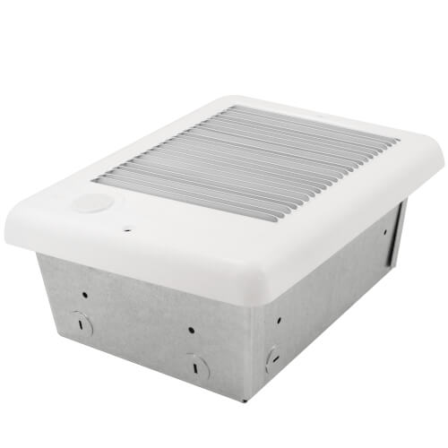 Main product image of Com-Pak-Plus White Wall Fan Heater w/o Thermostat, 1000 Watt (120V)