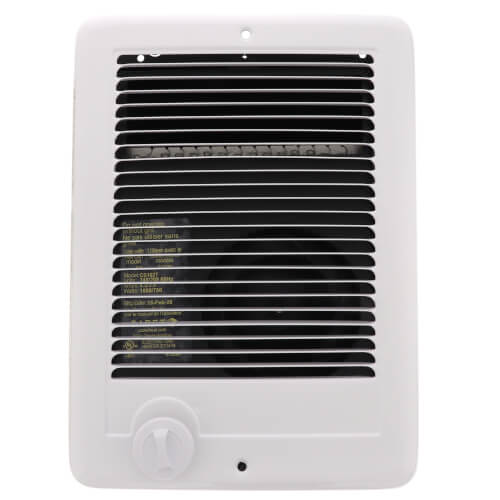 Csc102tw Cadet Csc102tw Com Pak Plus White Wall Fan Heater 1000750 Watts 240v208v 9465