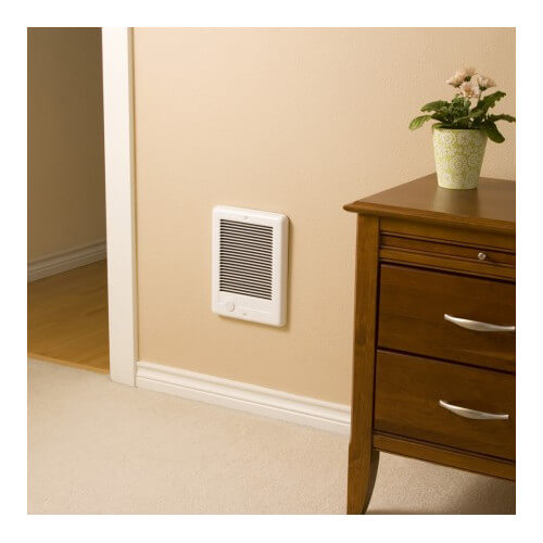 Main product image of Com-Pak Plus White Wall Fan Heater, 1500/1125 Watt (240/208V)