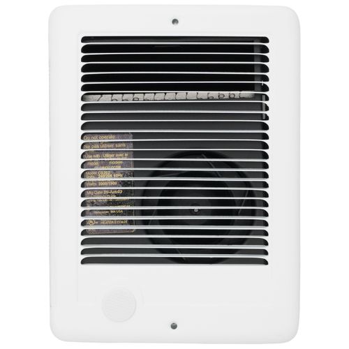 Main product image of Com-Pak Plus White Wall Fan Heater w/o Thermostat, 2000/1500 Watt (240/208V)