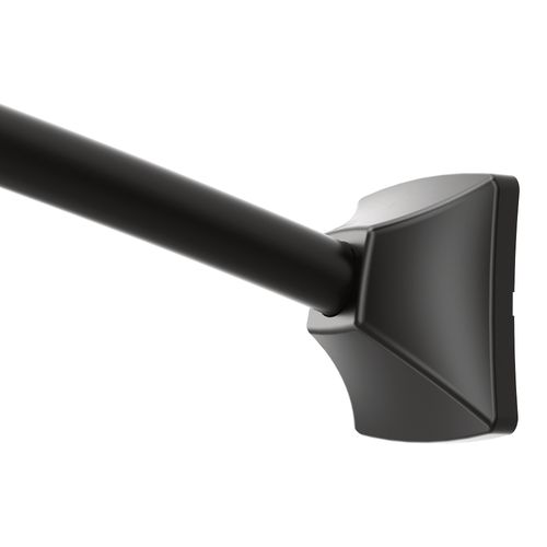 Main product image of 72" Curved Shower Rod, CSR2164BL (Matte Black)